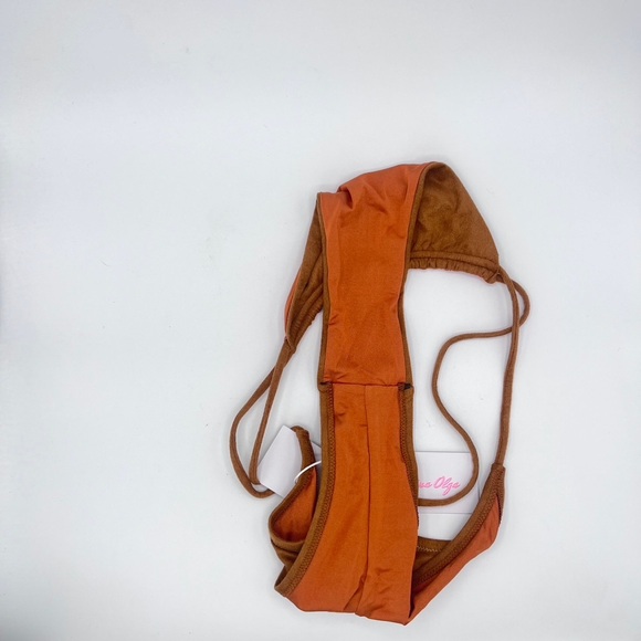 Reina Olga suede effect bikini set M straps bottom - Picture 10 of 10